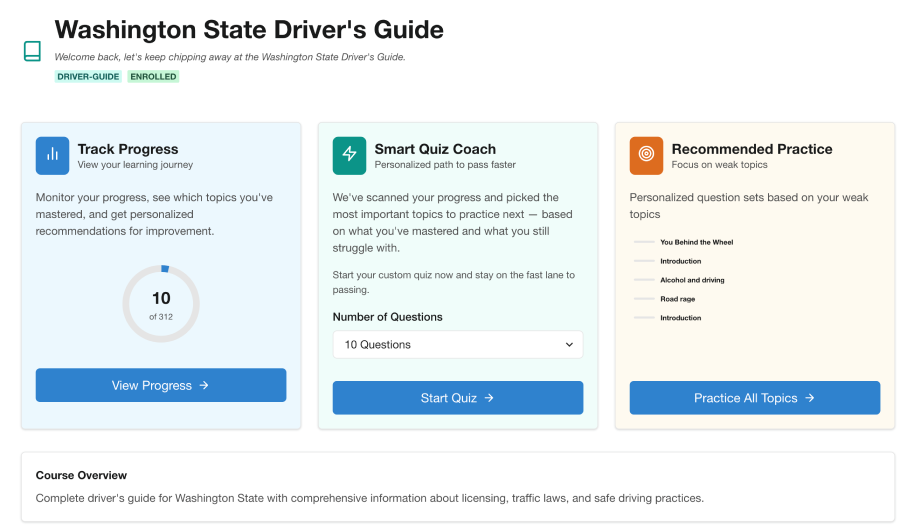 Learning Platform Preview