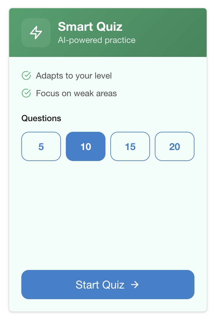 Personalized Quizzes